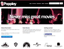Tablet Screenshot of poppley.com